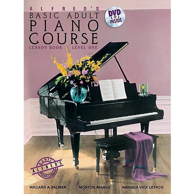 Alfred Alfred's Basic Adult Piano Course Lesson Book 1 & DVD