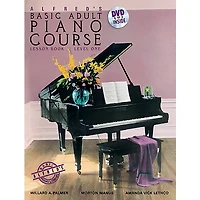 Alfred Alfred's Basic Adult Piano Course Lesson Book 1 & DVD