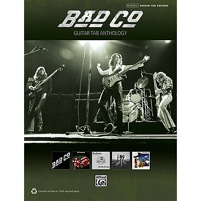 Alfred Bad Company - Guitar TAB Anthology Book
