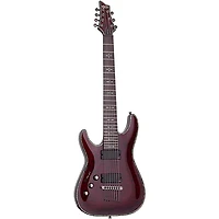 Schecter Guitar Research C-7 Hellraiser Left-Handed 7-String Guitar Black Cherry