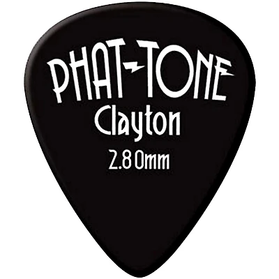 Clayton Phat-Tone Standard Rubber Picks 3-Picks