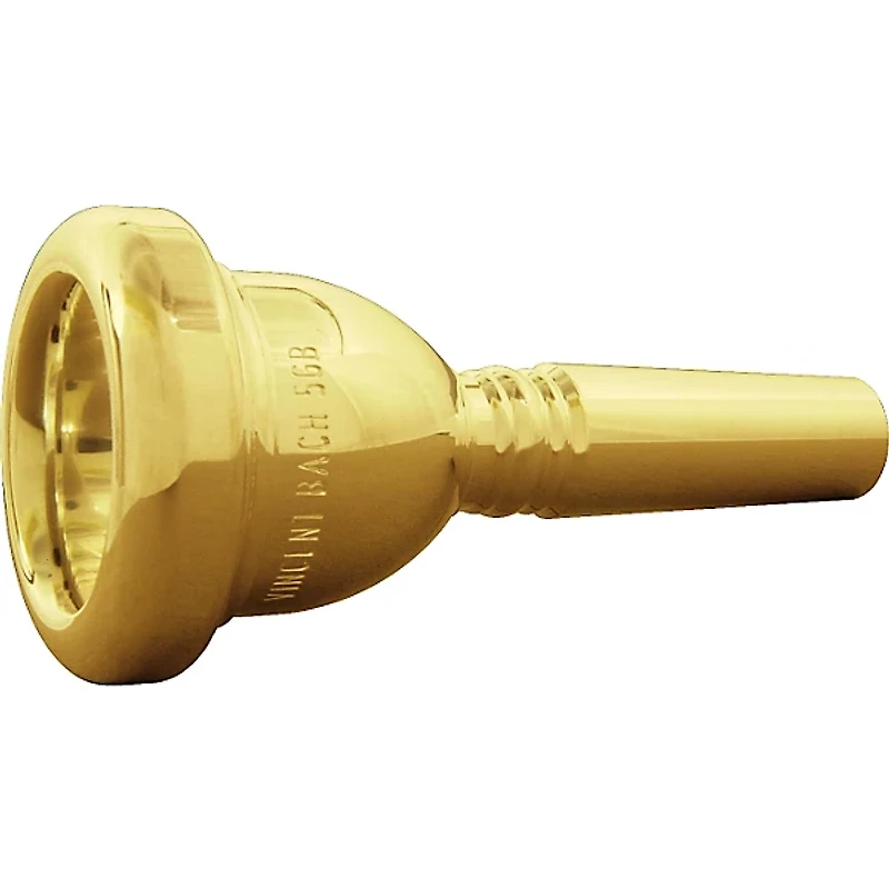 Bach Standard Series Large Shank Trombone Mouthpiece in Gold