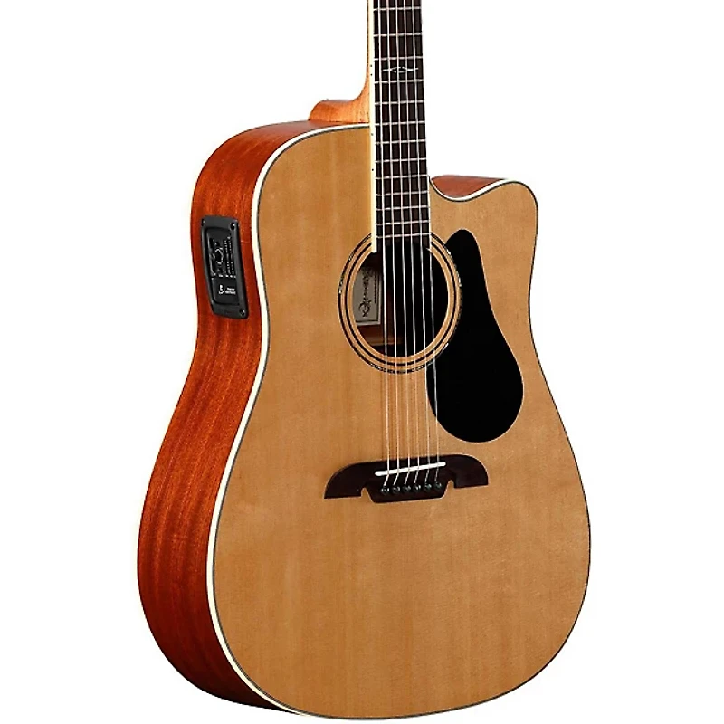 Alvarez Artist Series AD60CE Dreadnought Acoustic-Electric Guitar Natural