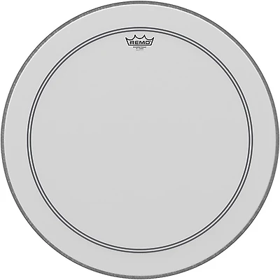 Remo Bass, Powerstroke 3, Coated, 23" Diameter, 2-1/2" White FALAM Patch