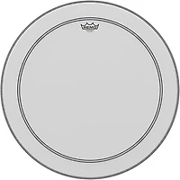 Remo Bass, Powerstroke 3, Coated, 23" Diameter, 2-1/2" White FALAM Patch