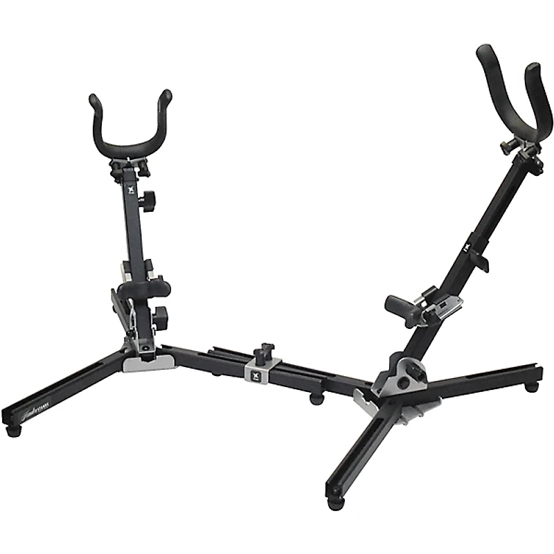 Hamilton System X Series Double Alto / Tenor Saxophone Stand