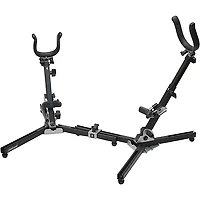Hamilton System X Series Double Alto / Tenor Saxophone Stand