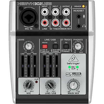 Behringer XENYX 302USB USB Mixer