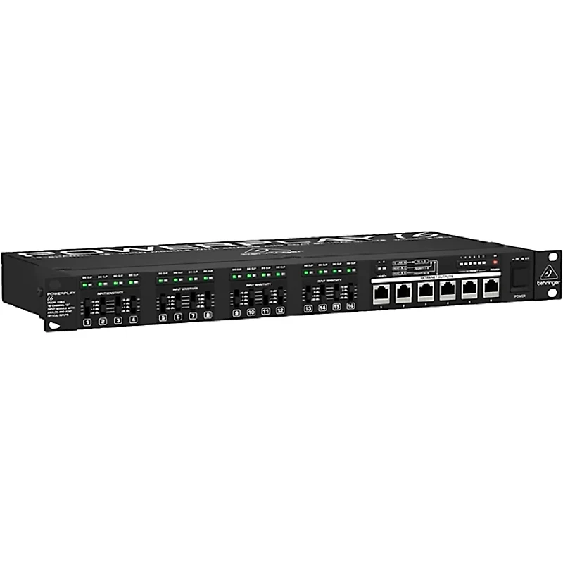 Behringer POWERPLAY P16-I 16-Channel 19'' Input Module With Analog and ADAT Optical Inputs