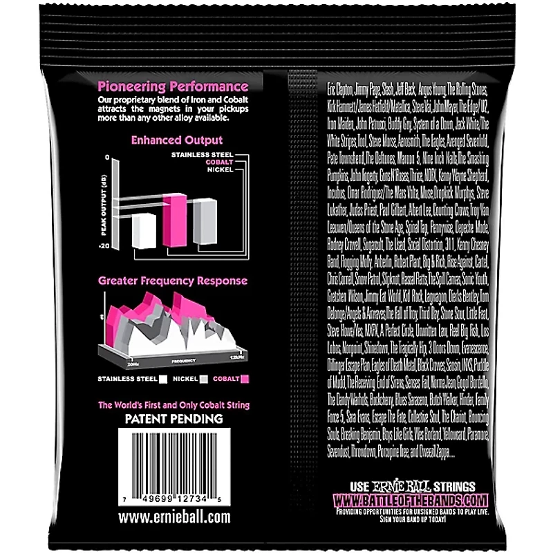 Ernie Ball 2734 Cobalt Super Slinky Electric Bass Strings