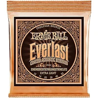 Ernie Ball 2550 Everlast Phosphor Extra Light Acoustic Guitar Strings