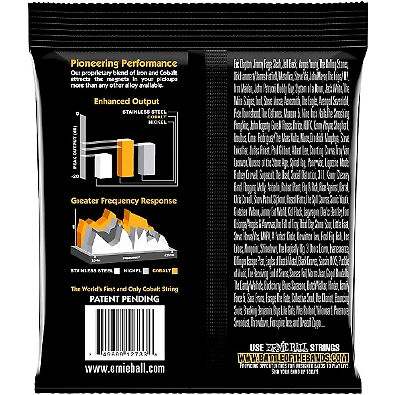 Ernie Ball 2733 Cobalt Hybrid Slinky Electric Bass Strings