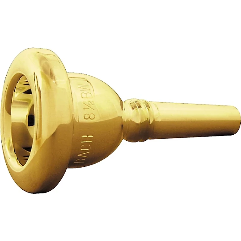 Bach Standard Series Small Shank Trombone Mouthpiece in Gold