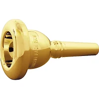 Bach Standard Series Small Shank Trombone Mouthpiece in Gold
