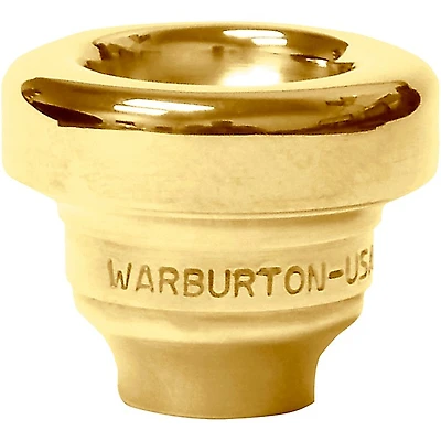 Warburton Size Series Trumpet and Cornet Mouthpiece Top in Gold