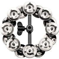 MEINL Headliner Hi Hat Tambourine Steel Jingles Black 2 Row
