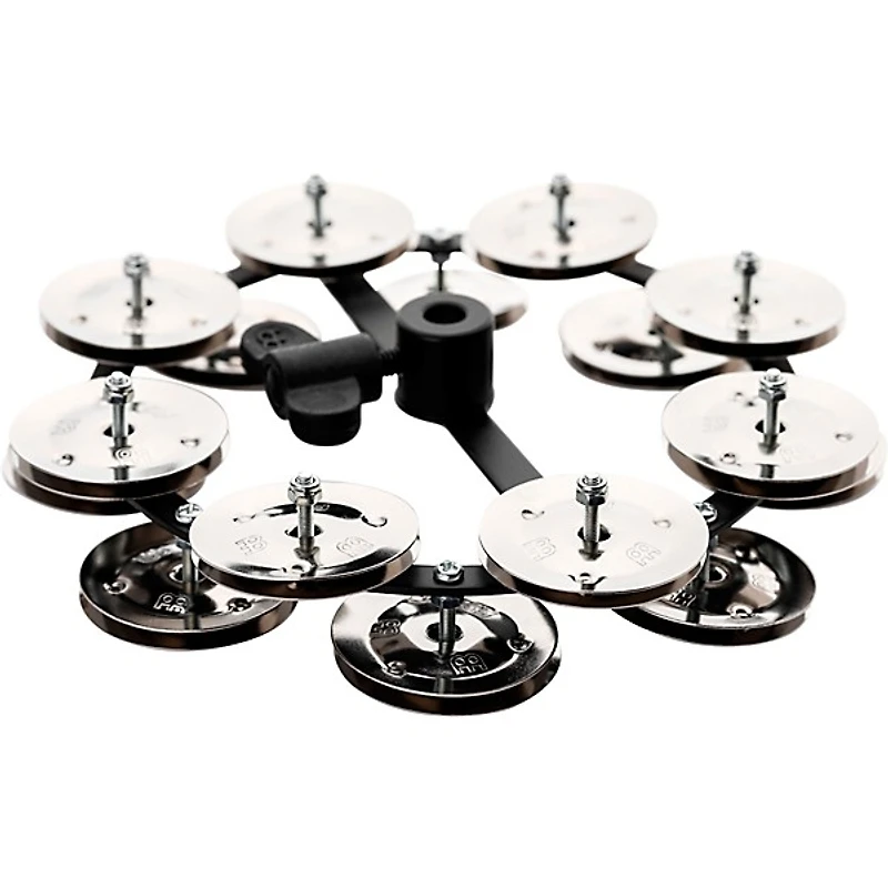 MEINL Headliner Hi Hat Tambourine Steel Jingles Black 2 Row