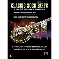 Alfred Classic Rock Riffs Guitar Book & CD