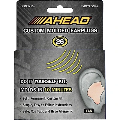 Ahead Custom Molded Earplugs Tan