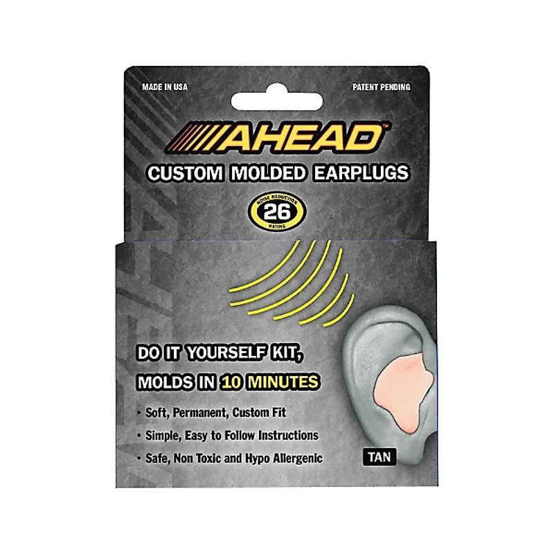 Ahead Custom Molded Earplugs Tan