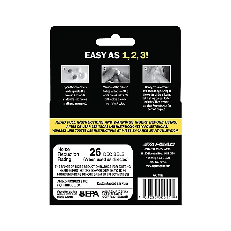 Ahead Custom Molded Earplugs Tan