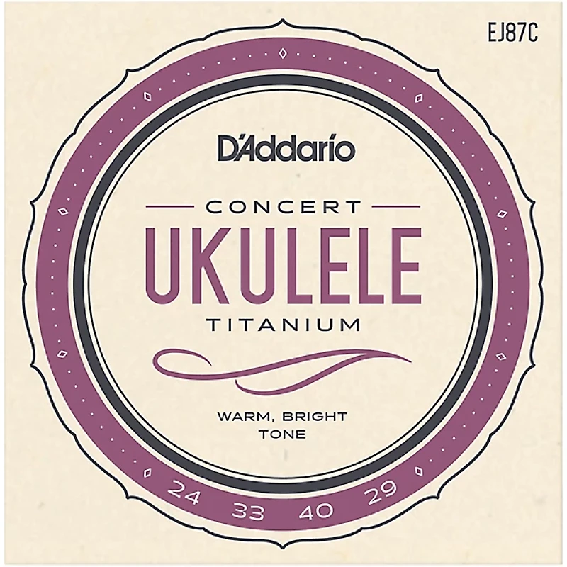 D'Addario EJ87C Titanium Concert Ukulele Strings