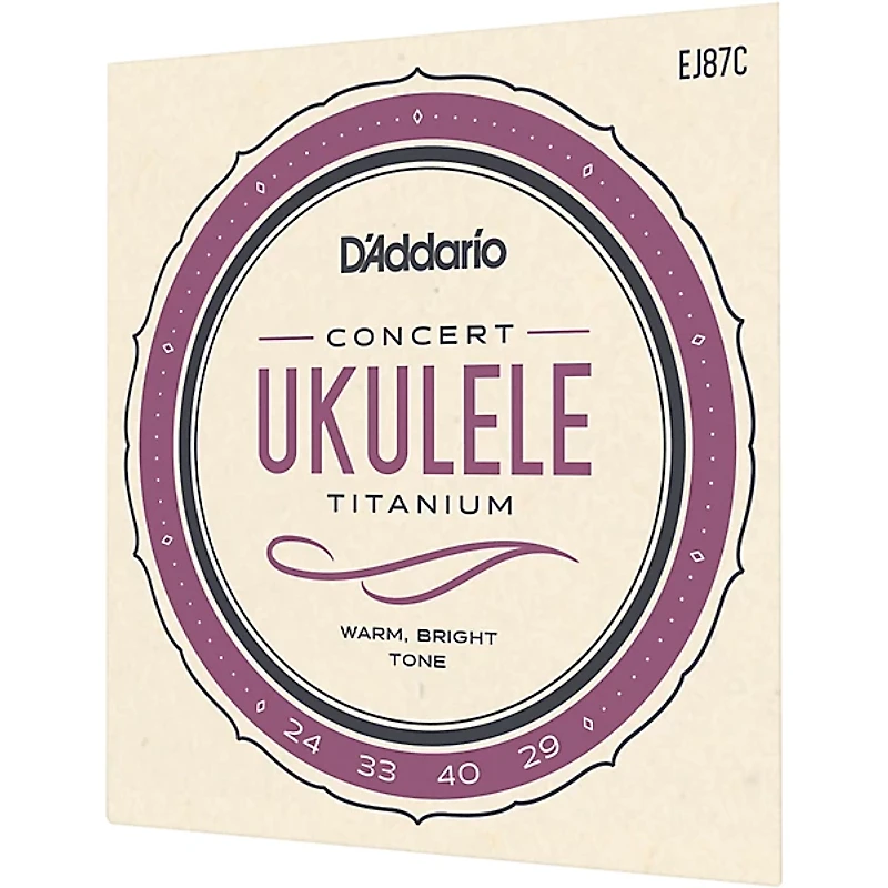 D'Addario EJ87C Titanium Concert Ukulele Strings
