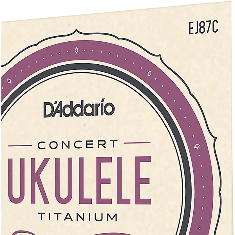 D'Addario EJ87C Titanium Concert Ukulele Strings