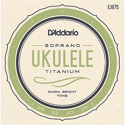 D'Addario EJ87S Titanium Soprano Ukulele Strings