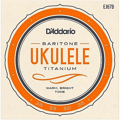 D'Addario EJ87B Titanium Baritone Ukulele Strings