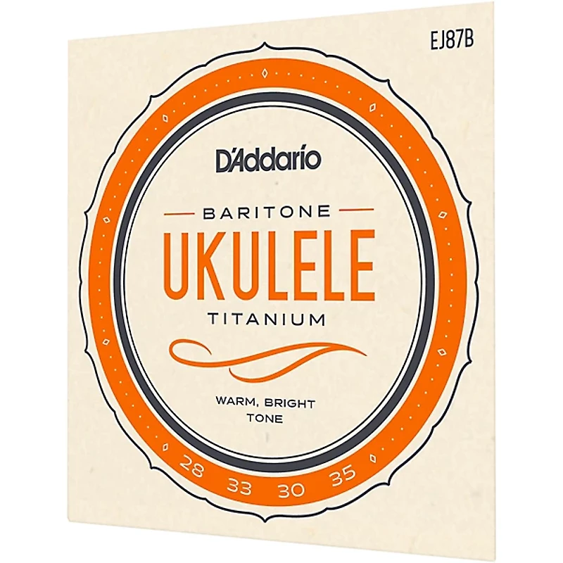 D'Addario EJ87B Titanium Baritone Ukulele Strings