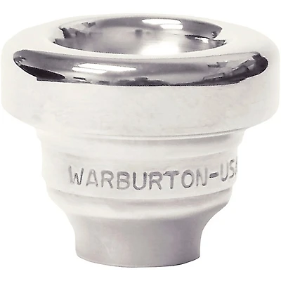 Warburton Size Series Trumpet and Cornet Mouthpiece Top in Silver