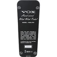 VOX V846-HW Hand-Wired Wah Guitar Effects Pedal