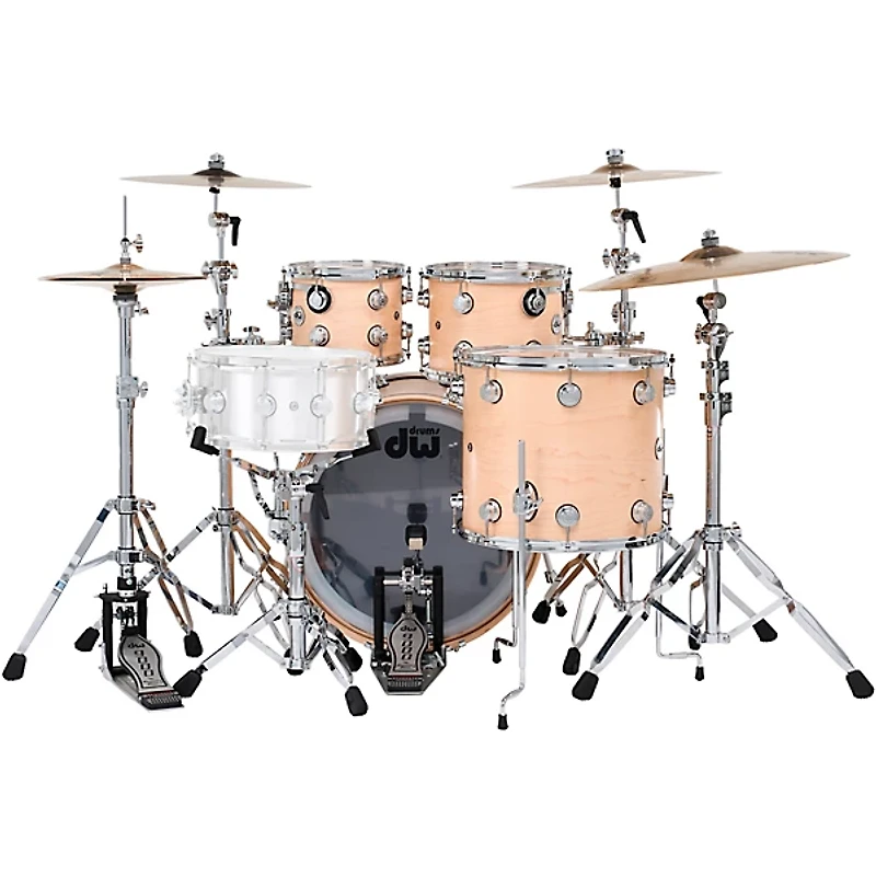 DW SSC Collectors Series 4-Piece Finish Ply Shell Pack With 22" Bass Drum