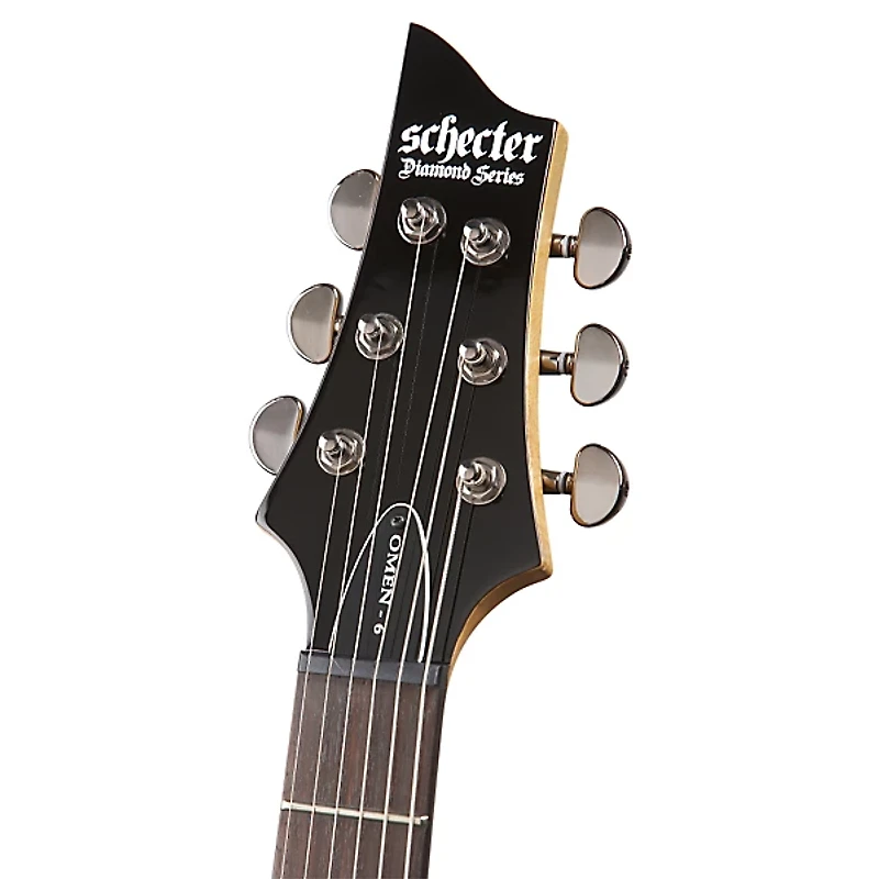 Schecter Guitar Research Omen-6 Left-Handed Electric Guitar Black