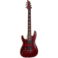 Schecter Guitar Research Omen Extreme-7 Left-Handed Electric Guitar Black Cherry