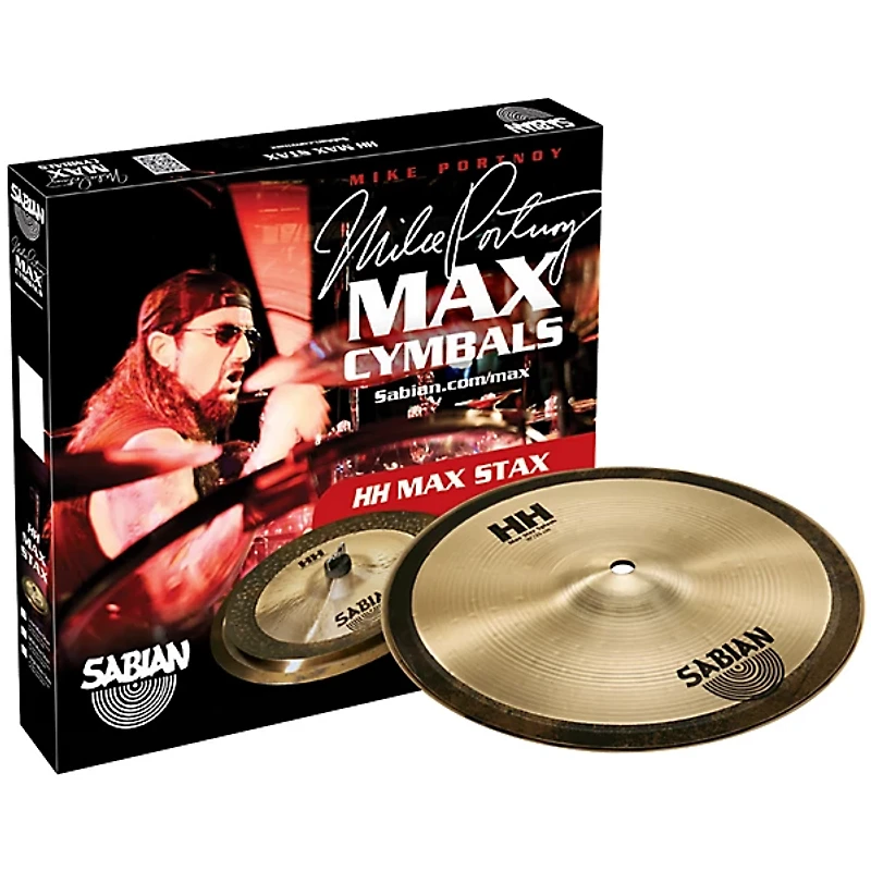 SABIAN HH Mid Max Stax Cymbal Pack 10 in. Kang, 10 in. Crash
