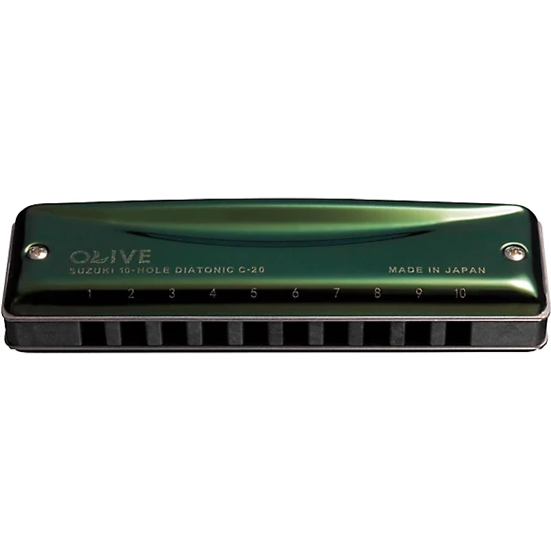 Suzuki C-20 Olive Harmonica Low F