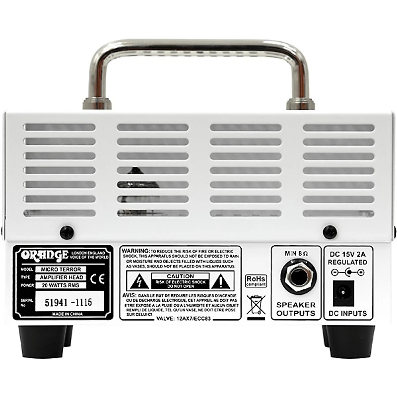 Orange Amplifiers Micro Terror MT20 20W Hybrid Guitar Amp Head