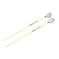 Innovative Percussion David Friedman Vibraphone / Marimba Mallets Light Blue Tape Rattan Handles