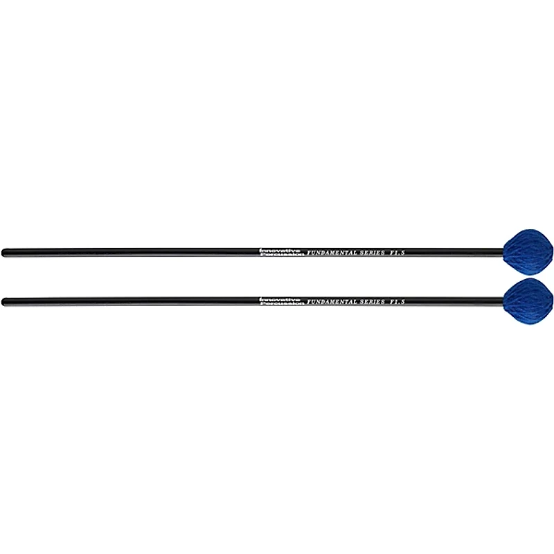 Innovative Percussion Fundamental Series Medium-Soft Marimba Mallet Medium Blue Yarn