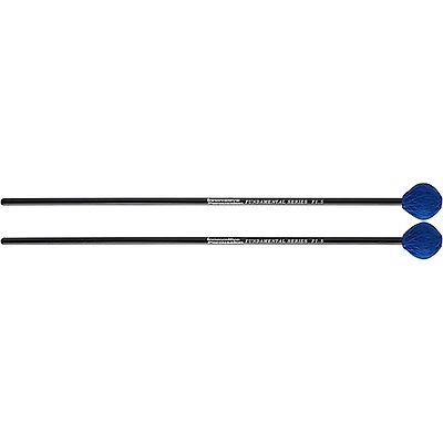 Innovative Percussion Fundamental Series Medium-Soft Marimba Mallet Medium Blue Yarn