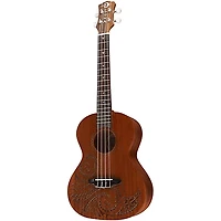 Luna Tattoo Tenor Ukulele Natural Tenor