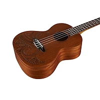 Luna Tattoo Tenor Ukulele Natural Tenor