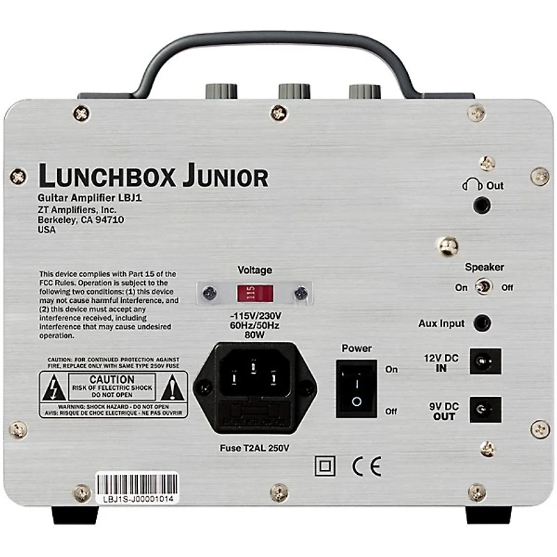 ZT Lunchbox Junior Guitar Combo Amp Silver