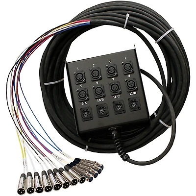 ProCo SMC0804FBX StageMASTER 12-Channel Snake 100 ft.
