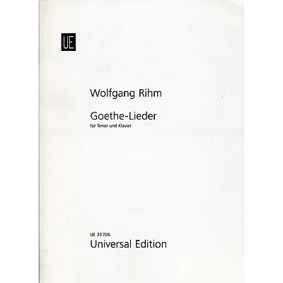 Theodore Presser Goethe-Lieder