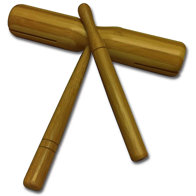 Rhythm Band Round Tick Tock Block Bamboo