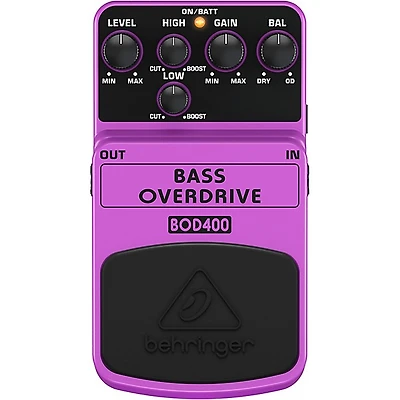Behringer Bass Overdrive BOD400 Bass Effects Pedal