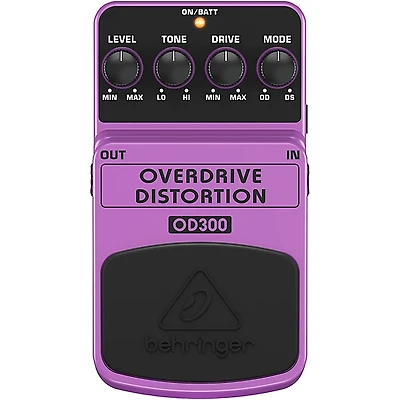 Behringer Overdrive/Distortion OD300 Guitar Effects Pedal